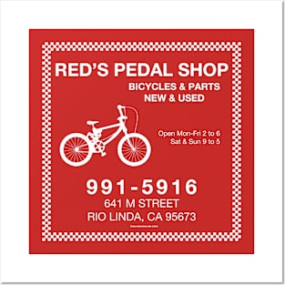 Red's Pedal Shop Posters and Art